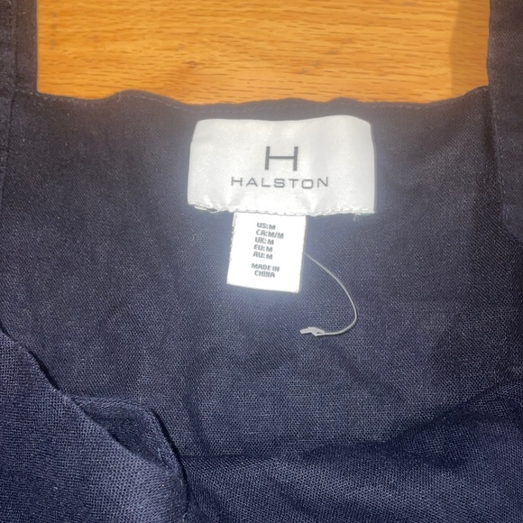 Women’s Halston Linen Sleeveless Dress - Picture 4 of 4